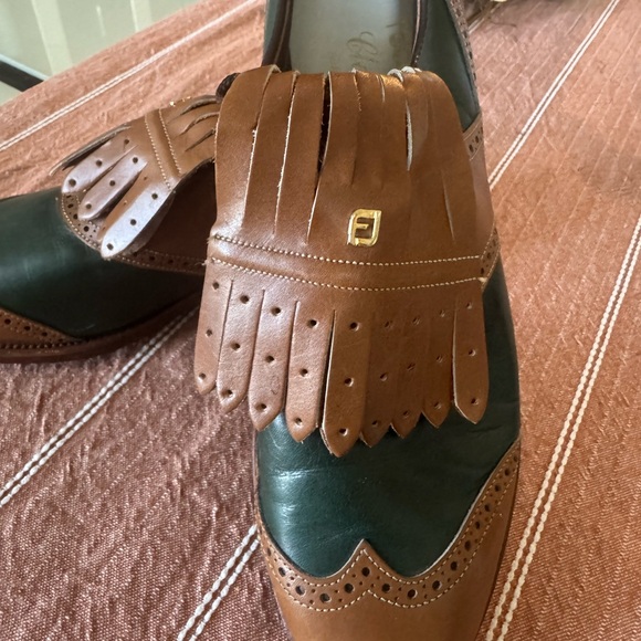 FootJoy Shoes - FootJoy Brown and Green Men's Oxfords